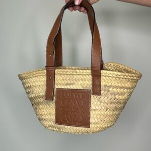 Loewe palm branch tote